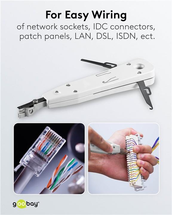 Actual product image Goobay Tool LSA Plus application tool with holster (37 mm)
