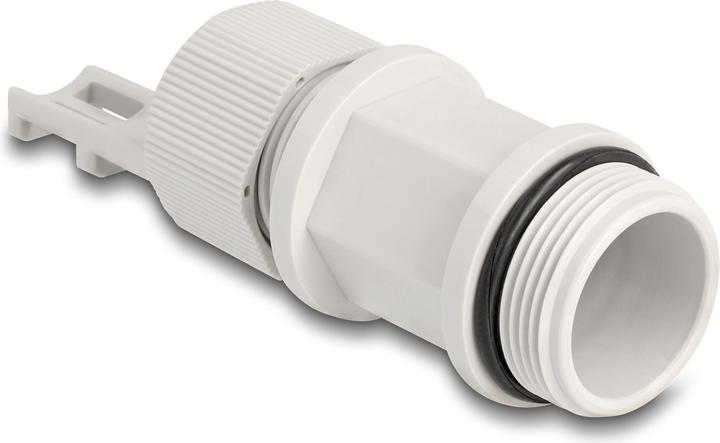 Actual product image Delock M28 cable gland with cable tie fastening gra