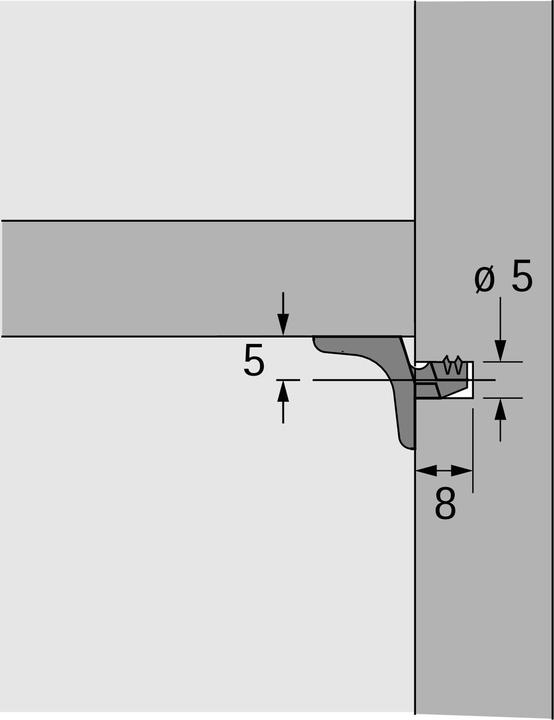 Produktbild Hettich Bodenträger Sekura 2 (1 Stk.)