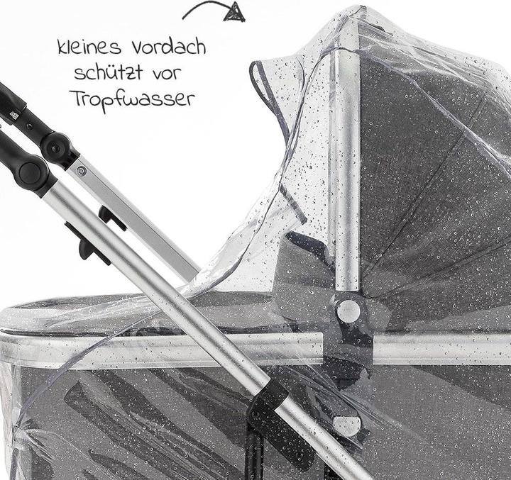 Actual product image Zamboo Regenschutz Universal Regenschutz für Kinderwagen (Babywannen oder