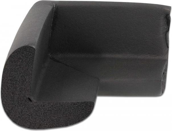 Actual product image Delock Foam edge protector self-adhesive 56 x 56 x 33 mm black