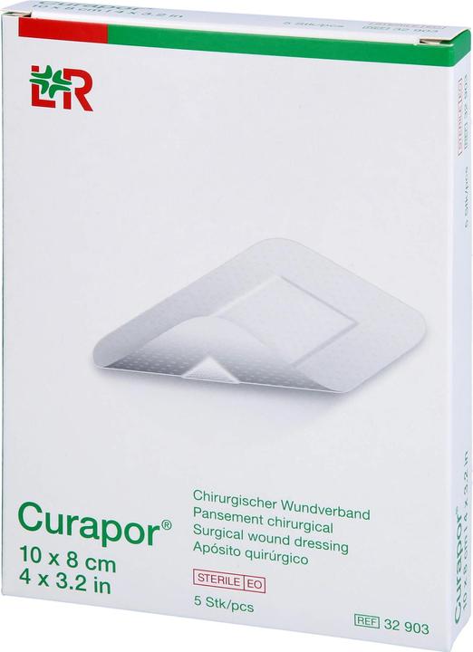 Produktbild Curapor Chirurgisch Wundverband 10x8cm steril (5 x)