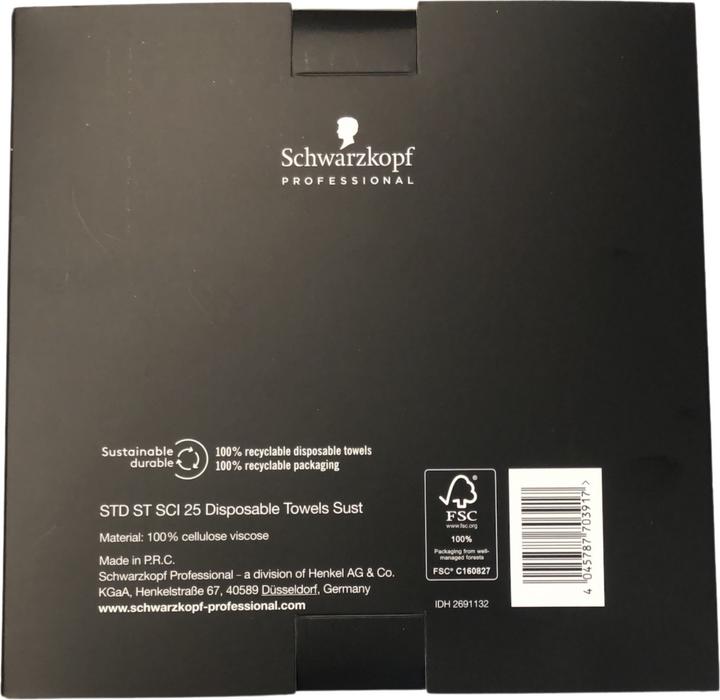 Actual product image Schwarzkopf Professional Disposable towels