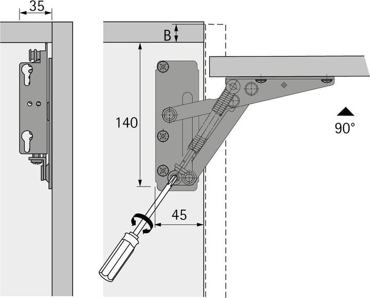 Immagine prodotto Hettich Ascensore 90 (1 pz.)