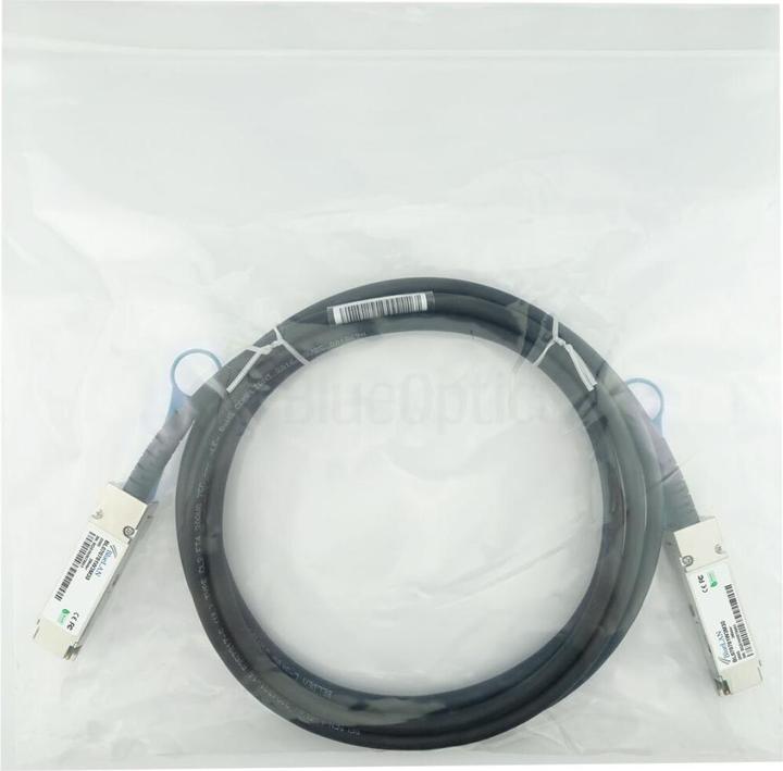 Actual product image BlueLAN Mellanox MCP1650-V002E26 Compatible DAC QSFP56 BL070701W2M30