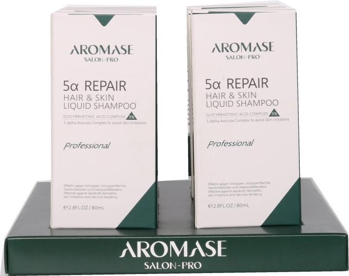 Actual product image Haaro AROMASE Display Salon-Pro 5a Repair Hair (480 ml, Liquid shampoo)