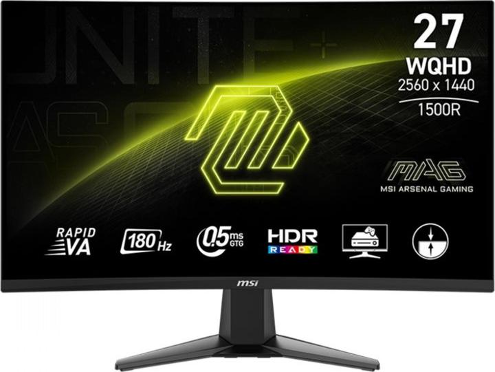 Produktbild MSI 27"(68.6cm)TFT MAG 27CQ6FDE QHD 180Hz 9S6-3CD91M-023 retail (2560 x 1440 Pixel, 27")