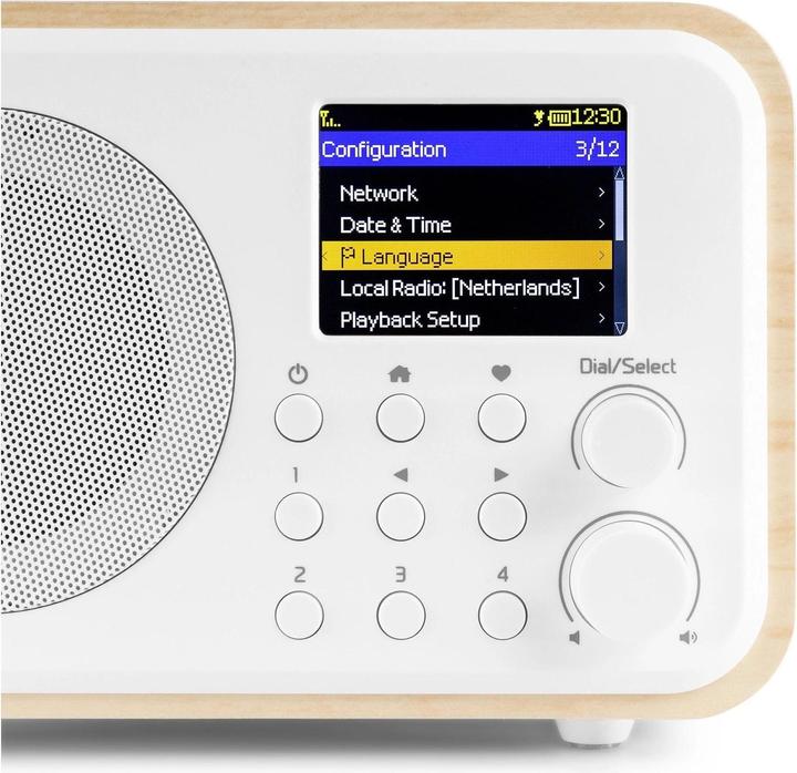 Produktbild Audizio DAB+ Radio Vicenza Weiss, Radio Tuner: Internetradio, FM (DAB+, FM, Internetradio, Bluetooth, WLAN)