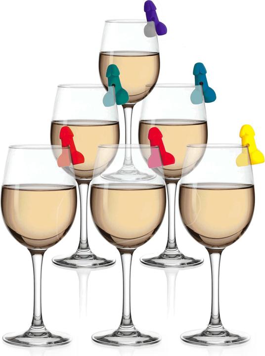 Immagine prodotto Little Genie Productions Super Fun Penis - Cocktail Markers - Set of 6
