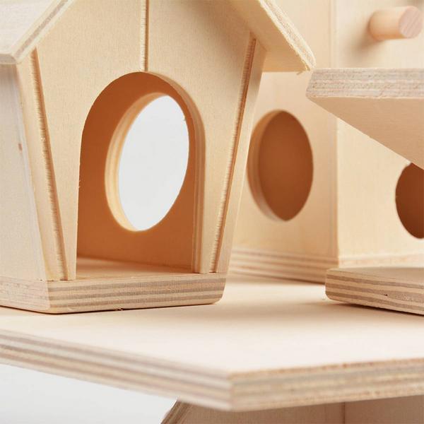 Produktbild Duvoplus Spielplatz aus Holz für Nagetiere