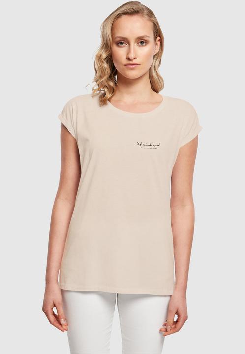 Produktbild Merchcode Ladies Love Yourself First Extended Shoulder Tee - 113403 (L)