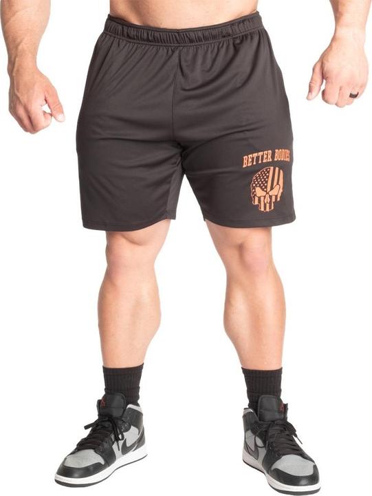 Actual product image Better Bodies Skull Function Shorts - Black/Flame (XL)