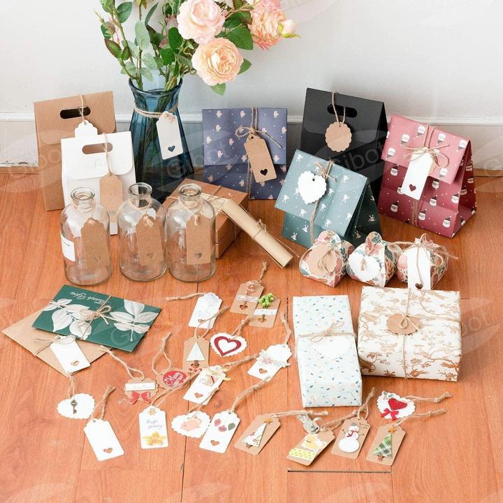 Produktbild I Am Creative Geschenk Anhänger Bastel Etiketten (Geschenkverzierung, 200 x)