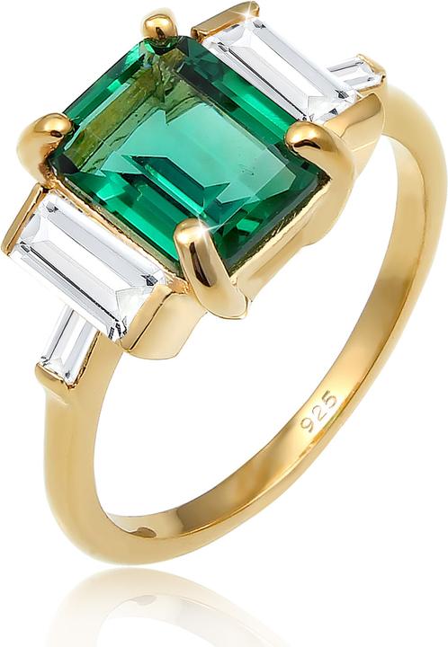 Immagine prodotto Elli Cocktailring mit Quartz und Topas Edelstein (52, 925 Argento)