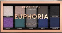 Image du produit Profusion PROFUSION Eyeshadow Palette paleta 10 cieni do powiek Euphoria (Euphorie)