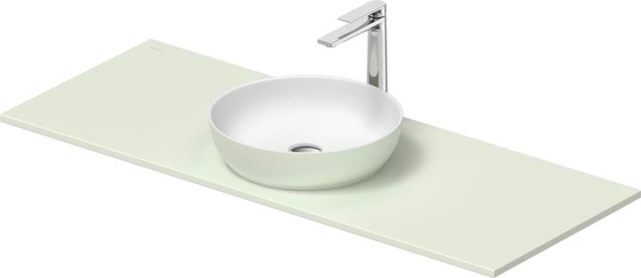 Duravit Sivida Waschtisch Set, rund, 400x400mm, inkl. Konsole 1280x500mm