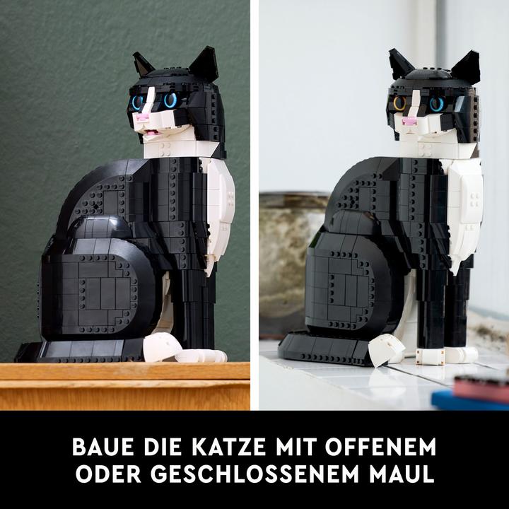 Produktbild LEGO Schwarz-weisse Katze (21349, LEGO Seltene Sets, LEGO Ideas)