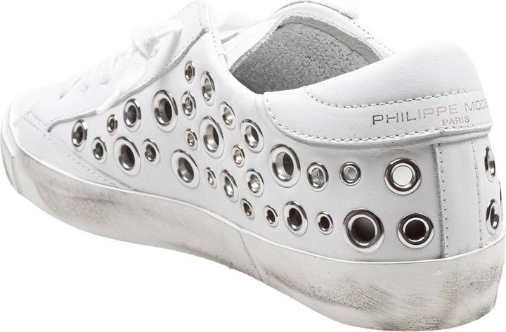Produktbild Philippe Model prsx low leather sneakers with applied studs (36)