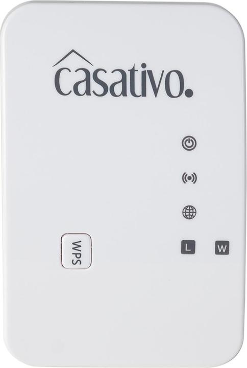 Immagine prodotto Casativo 2er-Set Mini-WLAN-Repeater mit WPS-Funktion, 300 Mbit/s, LAN-Anschluss & 2,4 GHz (300 Mbit/s)