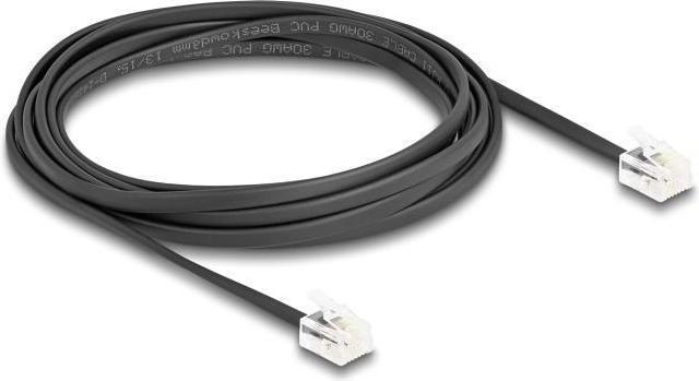 Immagine prodotto Delock Cavo telefonico da spina RJ11 a spina RJ11 nero 3 m