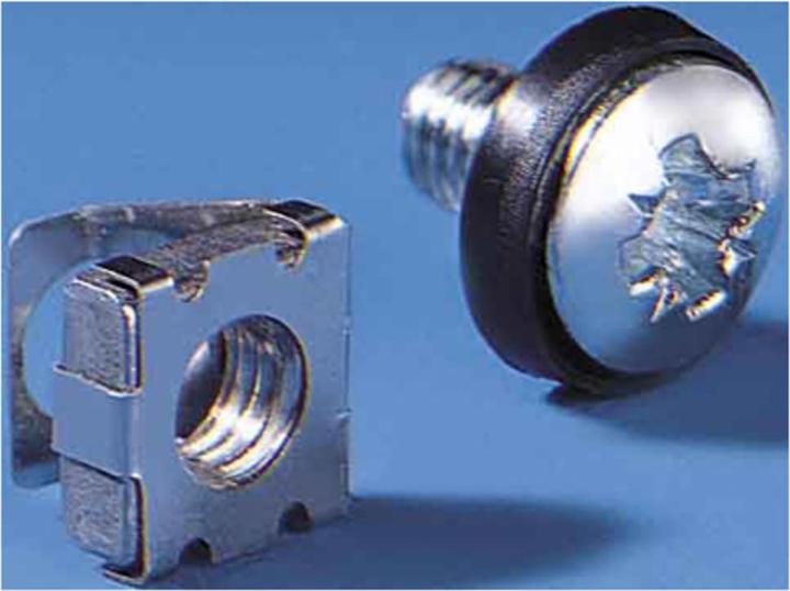 Produktbild Rittal Federmuttern mit Schrauben für T-Nut-Profil