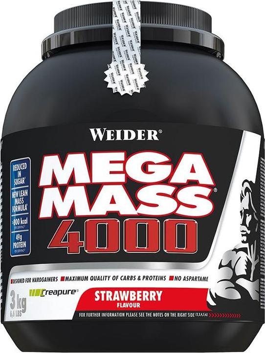 Produktbild Weider Mega Mass 4000 (Erdbeer, 1 Stk., 3000 g)
