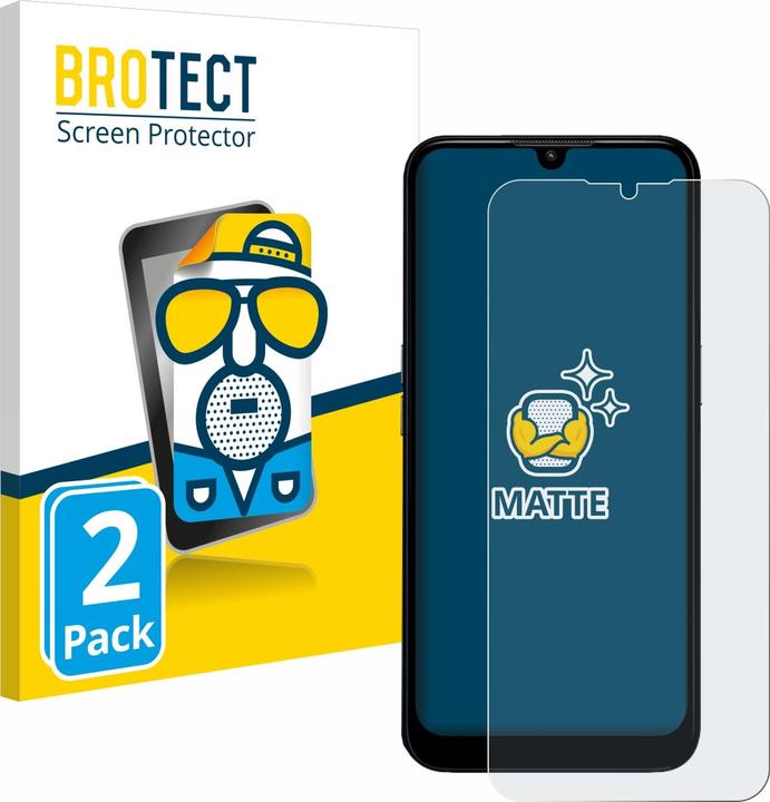 Actual product image BROTECT Anti-glare screen protector matt (2 Piece, Doro 8200)