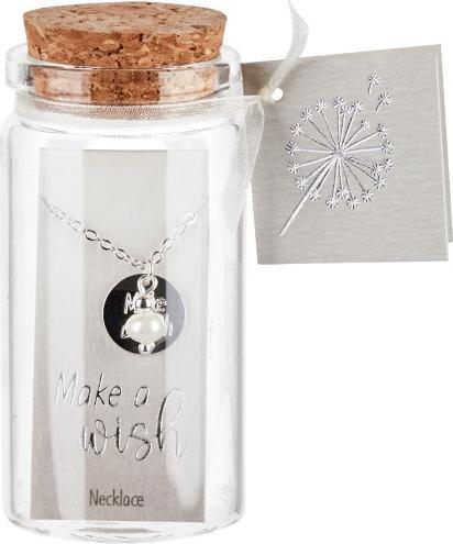 Produktbild HCA Halskette - "Make a wish" - versilbert - Perle (Edelstahl, Perle)