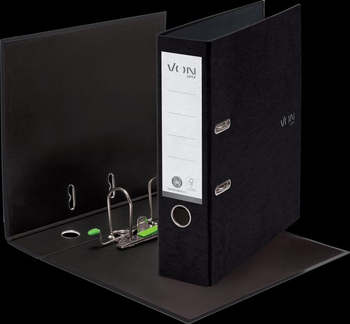 Actual product image von Hallers Folder 8 cm, Black (A4, 80 mm, 1 Piece)