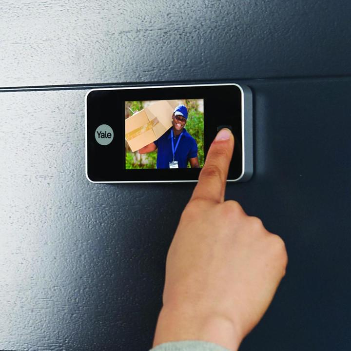 Actual product image Yale YA-05001432-5011 - Digital Door Spy DDV 500, 3,2quot Display White