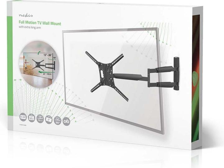 Image du produit Nedis Vollbewegliche-TV-Wandhalterung (Mur, 86", 60 kg)