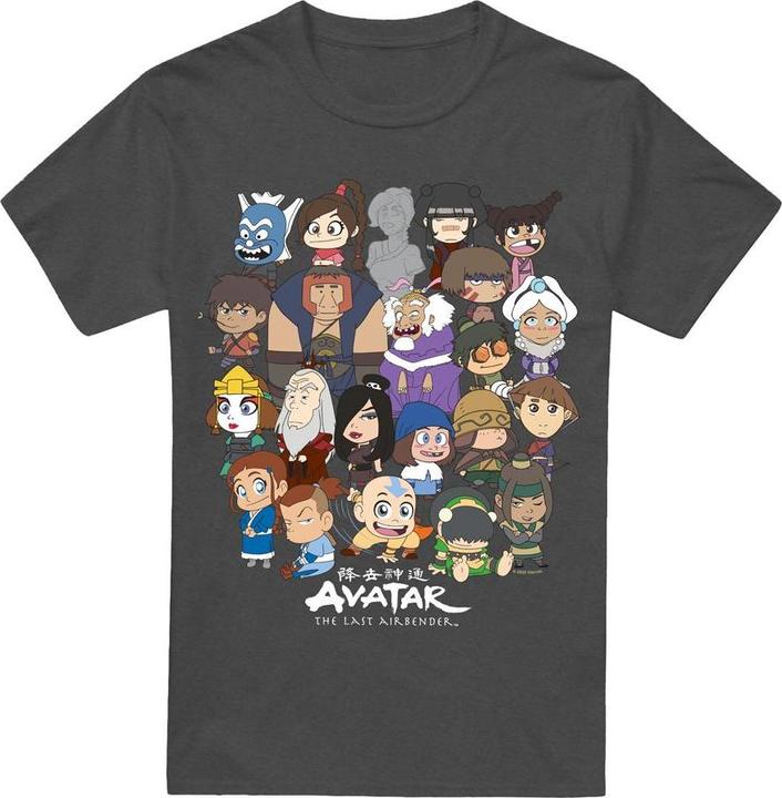 Actual product image Avatar: The Last Airbender Unisex Adult Chibi Group T-Shirt (S)