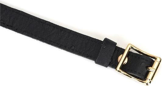 Produktbild Liebe Seele Demon's Kiss Leder Halsband im Straussenleder-Look "Slut"