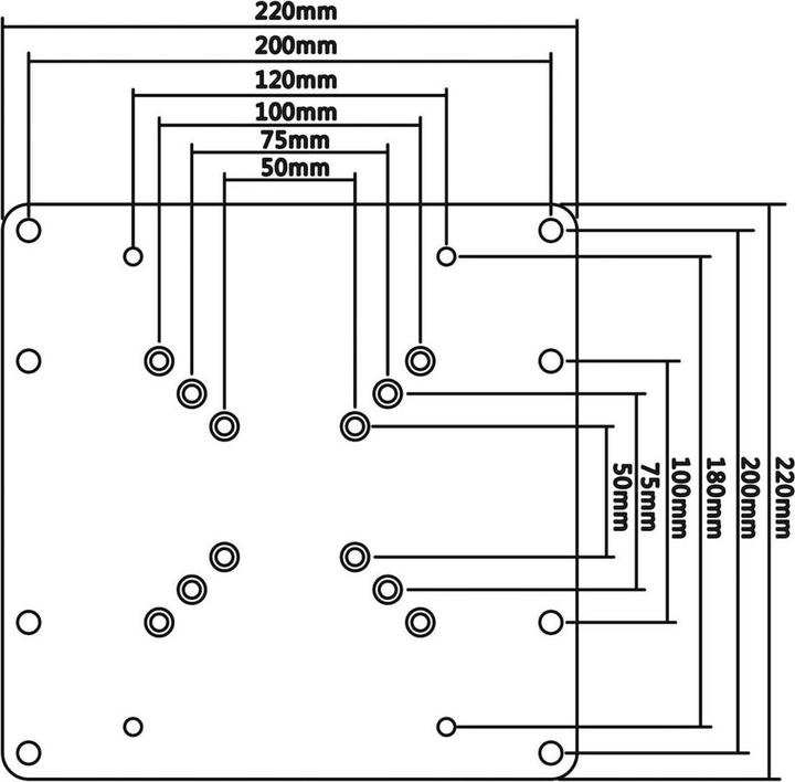 Actual product image myWall HA3SL (Mounting- / Adapterplates)