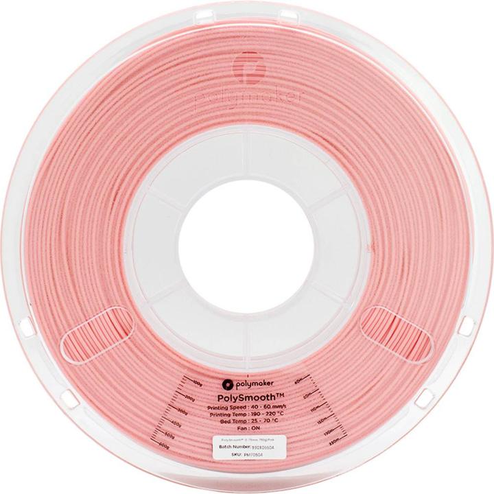 Image du produit Polymaker PJ01009 Filament PolySmooth PVB polissable 1.75mm 750g Pink 1p. (PVB, 1.75 mm, 750 g, Pink)