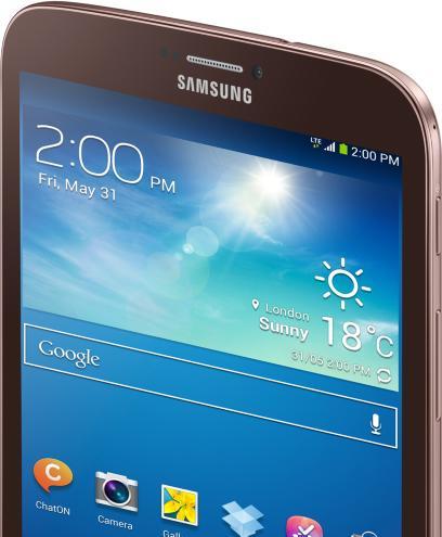 Actual product image Samsung Galaxy Tab 3 8.0 SM-T315 - WiFi (4G, 8", 16 GB, Brown, Gold)