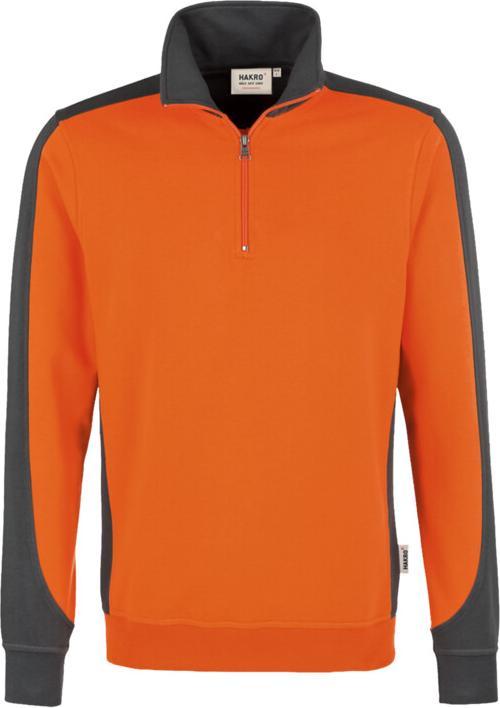 Image du produit Hakro Sweat-shirt zippé Contrast Performance orange/anthr. 6XL (6XL)