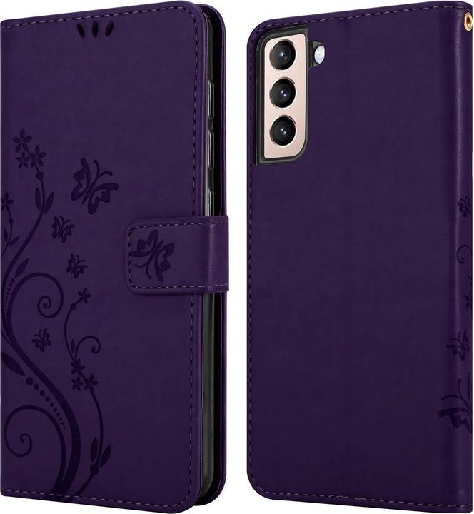 Actual product image Cadorabo Flower Book cover (Samsung Galaxy S21 5G)