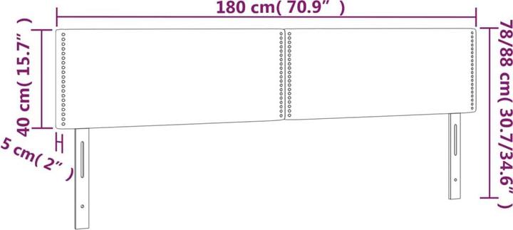 Actual product image VidaXL Thorn (180 x 5 x 88 cm)