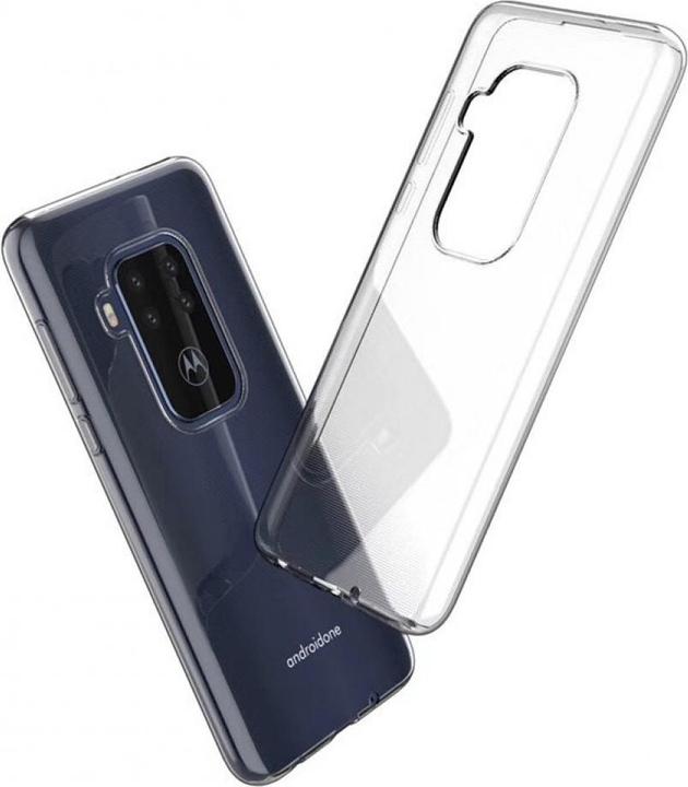 Actual product image Screenguard Motorola One Zoom Flexible TPU Clear Case (Motorola One Zoom)