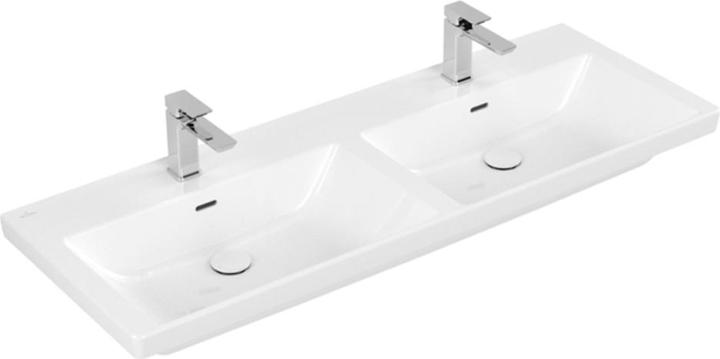 Actual product image Villeroy & Boch V&B cabinet double washbasin SUBWAY 3.0 1300x470mm w ÜL with HL we C+ (470 mm, 1300 mm)