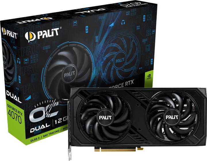 Produktbild Palit GeForce RTX 4070 Dual OC (12 GB)