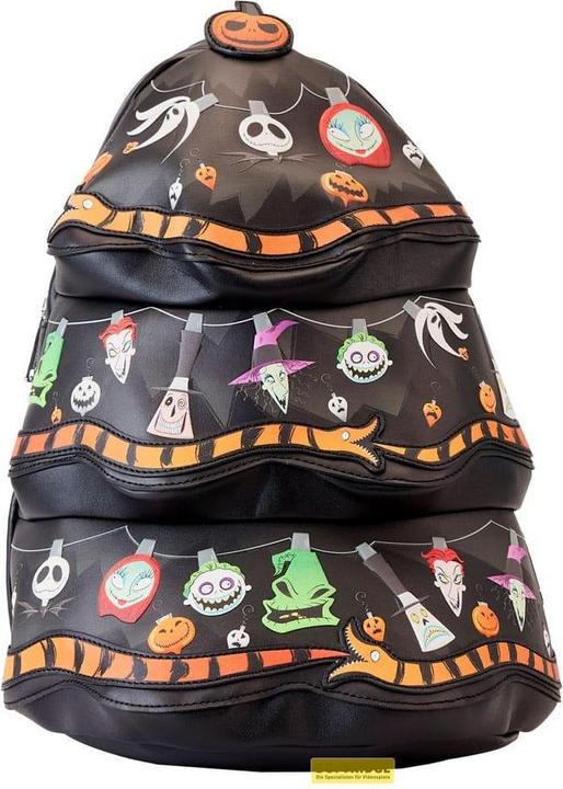 Actual product image Loungefly Nightmare Before Christmas by Figural Tree Backpack