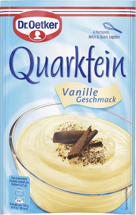 Actual product image Dr. Oetker Quarkfein vanilla (57 g)