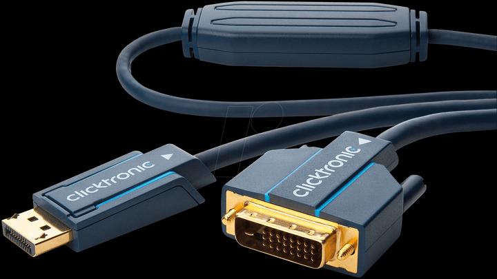 Produktbild clicktronic DisplayPort — DVI (5 m, DisplayPort, DVI)