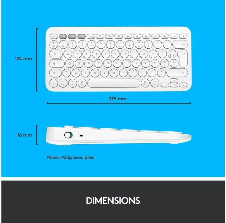 Actual product image Logitech K380 (CH, Wireless)