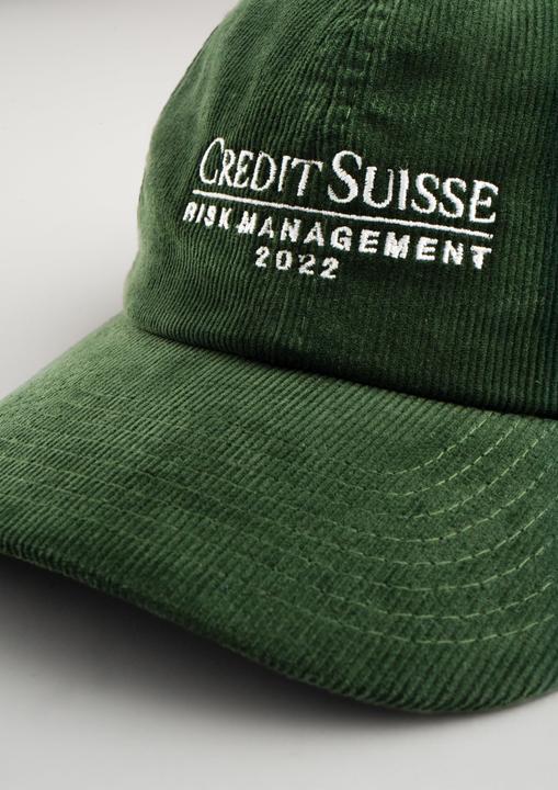 Produktbild Plakativ «Credit Suisse Risk Management» Corduroy Cap Olive