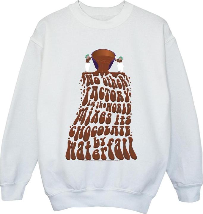 Produktbild Willy Wonka & the Chocolate Factory Chocolate Waterfall Sweatshirt Jungen (152, 158)