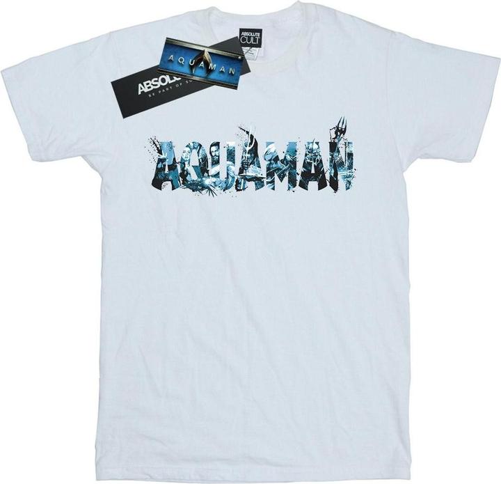 Aquaman Text Logo TShirt (S)