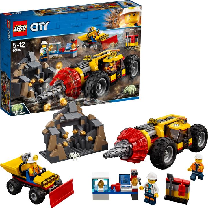 Actual product image LEGO Heavy drilling equipment for mining (60186, LEGO City)